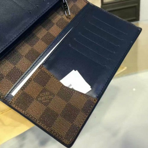 N63168 Brazza Wallet Damier Ebene Canvas